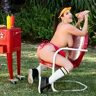 Angela White in 'Hot Doggin''