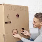 Sandra Wellness in 'Makeshift Cardboard Gloryhole'